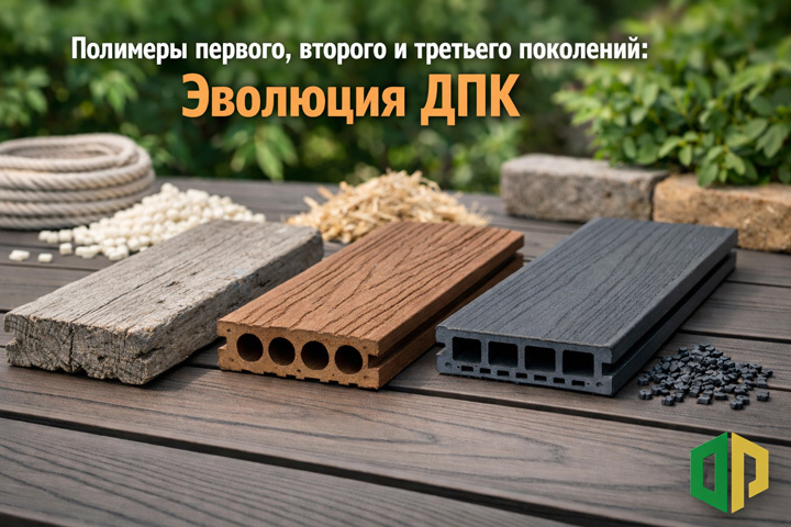 Поколения полимеров для ДПК